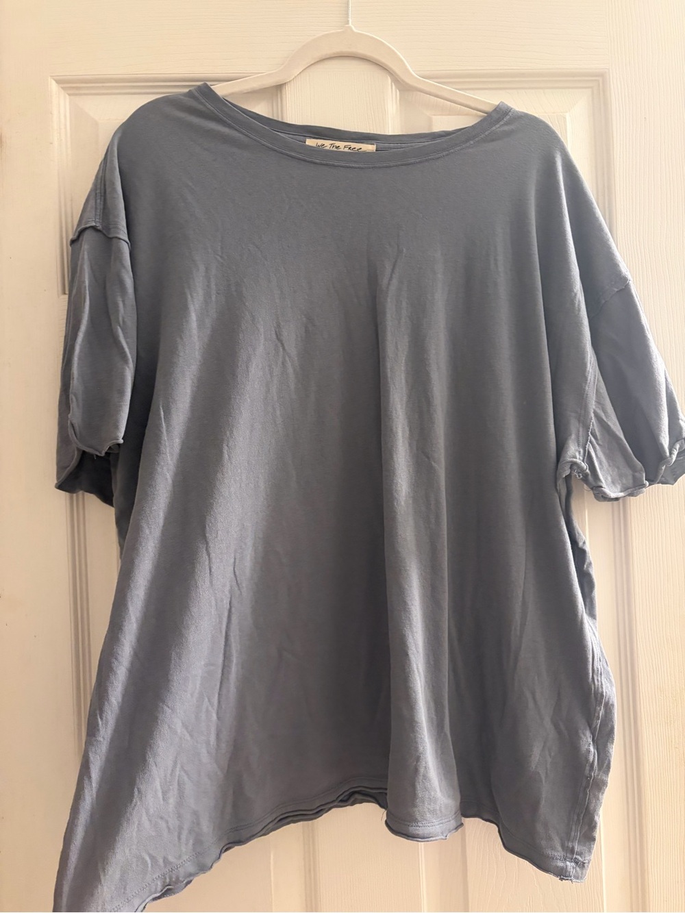 We The Free Oversized Sky Blue Crewneck T-Shirt